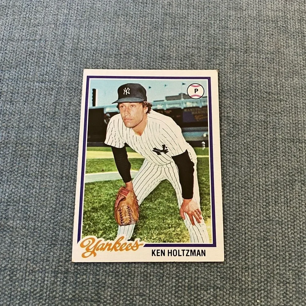 1978 Topps New York Yankees Baseball Card Trading Card